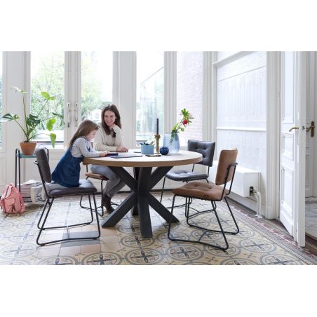 Metalox, table ronde 150 cm - Henders and Hazel