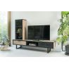 Avalon, meuble tv 160 cm. - 2-tiroirs + 1-niche - Henders&Hazel