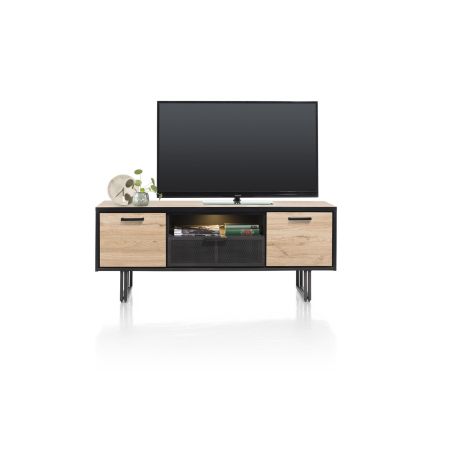 Avalon, lowboard 150 cm. - 2-portes + 1-tiroir + 1-niche (+ LED) - Henders&Hazel
