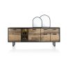 Avalon, buffet 230 cm. - 4-portes + 1-tiroir + 1-porte en verre (+ LED) - Henders&Hazel
