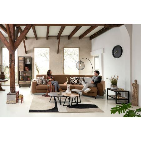 Avalon, bibliotheque 80 cm. - 1-porte + 1-tiroir + 5-niches - Henders&Hazel
