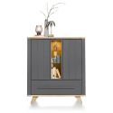 Highboard Jardin 2-portes + 1 tiroir + 3-niches-125 cm - Henders&Hazel