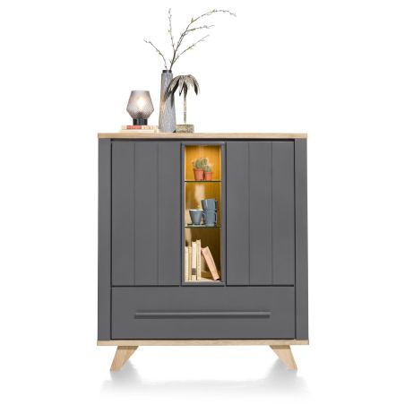 Highboard Jardin 2-portes + 1 tiroir + 3-niches-125 cm - Henders&Hazel