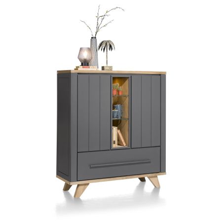 Highboard Jardin 2-portes + 1 tiroir + 3-niches-125 cm - Henders&Hazel