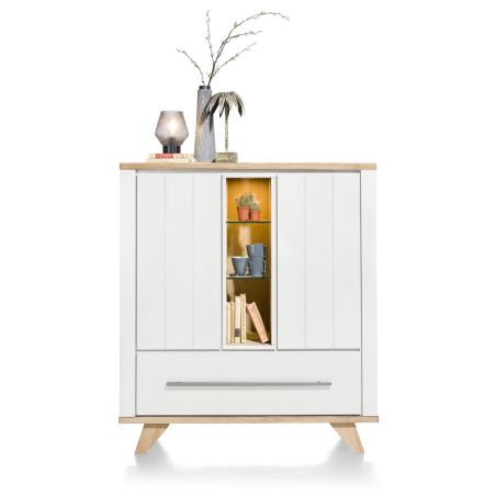Highboard Jardin 2-portes + 1 tiroir + 3-niches-125 cm - Henders&Hazel