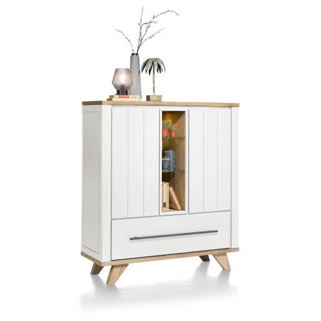 Highboard Jardin 2-portes + 1 tiroir + 3-niches-125 cm - Henders&Hazel