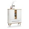 Highboard Jardin 2-portes + 1 tiroir + 3-niches-125 cm - Henders&Hazel
