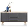 Buffet Jardin 2 portes + 3 tiroirs - 190 cm - Henders&Hazel
