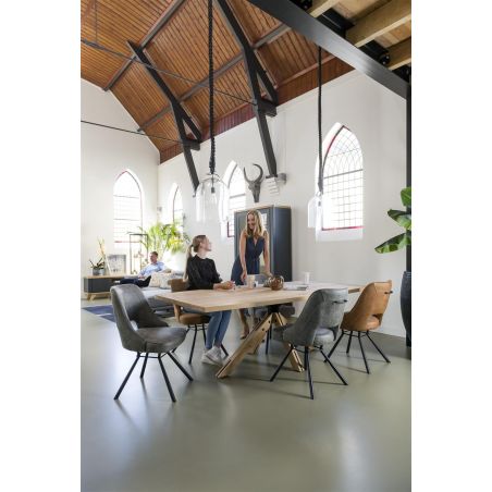 Table Jardino 200 x 100 cm - pied central - Henders&Hazel