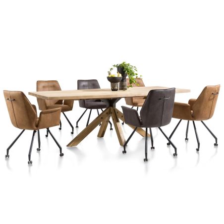 Table Jardino 200 x 100 cm - pied central - Henders&Hazel