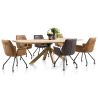 Table Jardino 200 x 100 cm - pied central - Henders&Hazel