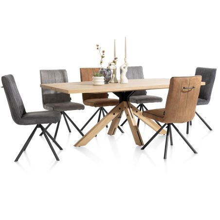 Table Jardino 200 x 100 cm - pied central - Henders&Hazel