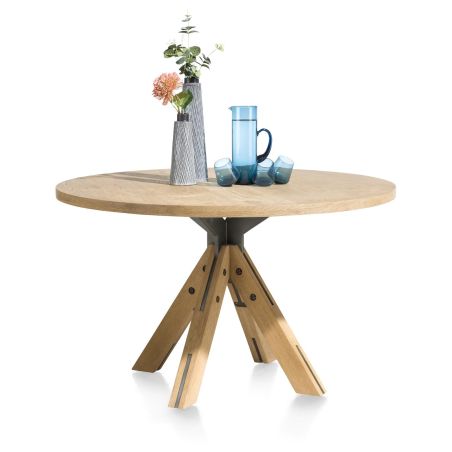 Table ronde Jardino 130 cm - pied central - Henders&Hazel