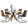 Table ronde Jardino 130 cm - pied central - Henders&Hazel