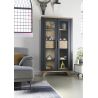 Vitrine Jardino 2-portes en verre + 2 tiroirs - 110 cm - Henders&Hazel
