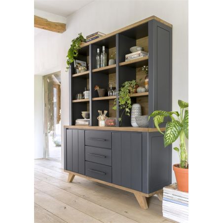 Vaisselier Jardin 2-portes + 3-tiroirs + 9-niches - Henders&Hazel