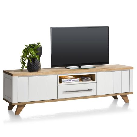 Lowboard Jardin 1 tiroir + 1 niche + 2 portes - 210 cm - Henders&Hazel