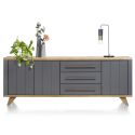 Buffet Jardin 3 portes + 3 tiroirs - 230 cm - Henders&Hazel