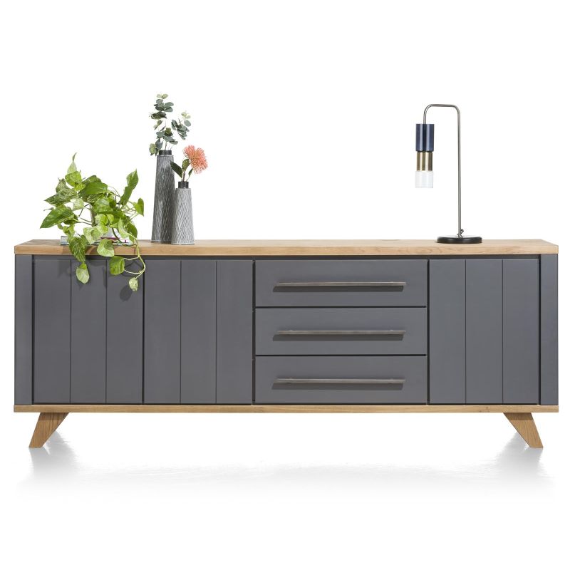 Buffet Jardin 3 portes + 3 tiroirs - 230 cm - Henders&Hazel