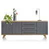 Buffet Jardin 3 portes + 3 tiroirs - 230 cm - Henders&Hazel