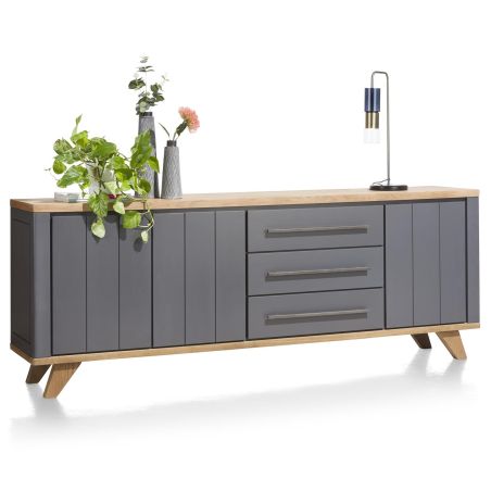 Buffet Jardin 3 portes + 3 tiroirs - 230 cm - Henders&Hazel