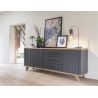 Buffet Jardin 3 portes + 3 tiroirs - 230 cm - Henders&Hazel