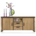 Buffet Farmland 2-portes + 2-tiroirs + 1-niche - 180 cm (+ LED) - Henders&Hazel