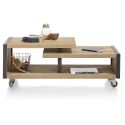 Metalo, table basse 120 x 60 cm + 1-niche - Henders&Hazel