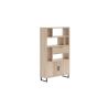 Pavie, armoire ouverte 125 cm. - 2-portes + 1-porte rabattante + 6-niches (+ LED) - Henders and Hazel