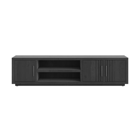 Pavie, lowboard 200 cm. - 3-portes + 2-niches (+ LED) - Henders and Hazel