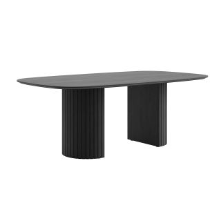 Pavie, table - ovale - 210 x 120 cm. (pied en bois) - Henders and Hazel