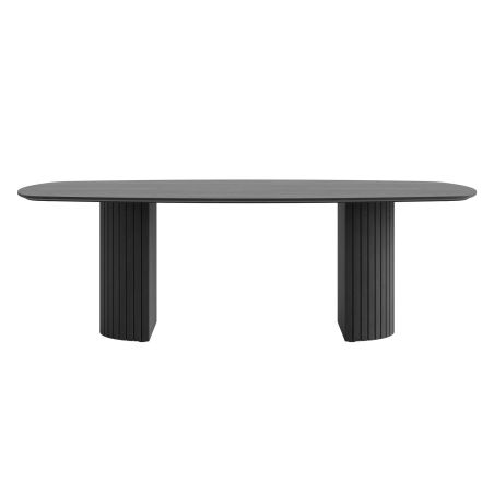 Pavie, table - ovale - 240 x 120 cm. (pied en bois) - Henders and Hazel