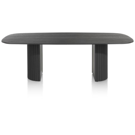 Pavie, table - ovale - 240 x 120 cm. (pied en bois) - Henders and Hazel