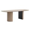 Pavie, table - ovale - 240 x 120 cm. (pied en bois) - Henders and Hazel