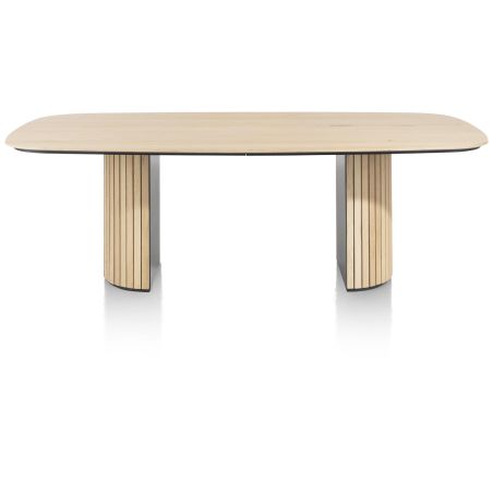 Pavie, table - ovale - 240 x 120 cm. (pied en bois) - Henders and Hazel