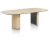 Pavie, table - ovale - 240 x 120 cm. (pied en bois) - Henders and Hazel
