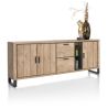 Pavarotti, buffet 230 cm. - 3-portes + 2-tiroirs + 2-niches (+ LED) - Henders and Hazel