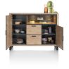 Pavarotti, dressette 160 cm. - 2-portes + 2-tiroirs + 2-niches (+ LED) - Henders and Hazel