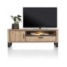 Pavarotti, lowboard 150 cm. - 1-porte + 1-tiroir + 1-niche (+ LED) - Henders and Hazel