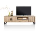 Pavarotti, lowboard 210 cm. - 3-portes + 1-tiroir + 1-niche (+ LED) - Henders and Hazel