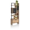 Pavarotti, roomdivider 70 cm. - 1-tiroir t&t + 7-niches + 8-range bouteilles - Henders and Hazel