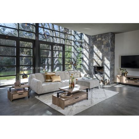 Pavarotti, table basse 60 x 110 cm. + 1-tiroir t&t + 1-niche - Henders and Hazel