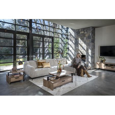 Pavarotti, table basse 60 x 110 cm. + 1-tiroir t&t + 1-niche - Henders and Hazel