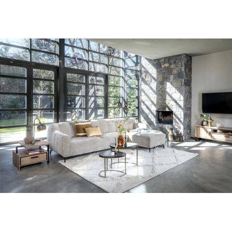 Pavarotti, table d'appoint 60 x 60 cm. + 1-tiroir t&t + 1-niche - Henders and Hazel