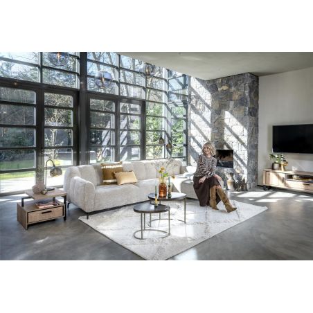Pavarotti, table d'appoint 60 x 60 cm. + 1-tiroir t&t + 1-niche - Henders and Hazel