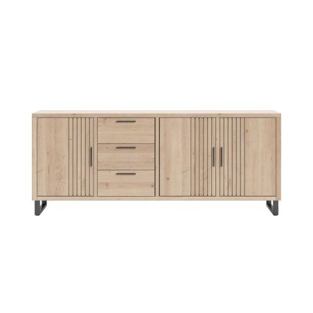 Pavie, buffet 240 cm. - 3-portes + 3-tiroirs