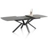 Palace, table a rallonge 190 (+ 60 cm.) x 110 cm. - pied centrale - Henders and Hazel