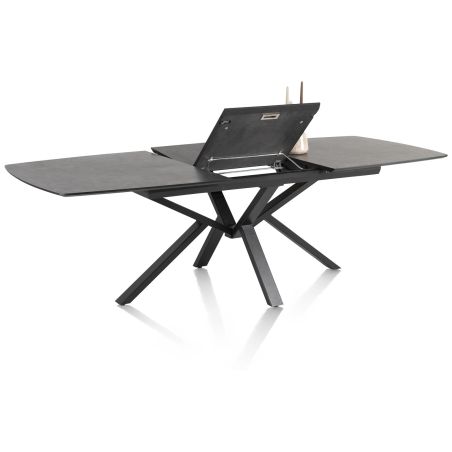 Palace, table a rallonge 190 (+ 60 cm.) x 110 cm. - pied centrale - Henders and Hazel