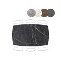 Palace, table de bar 180 x 110 cm - pied central (hauteur 92 cm) - Henders and Hazel