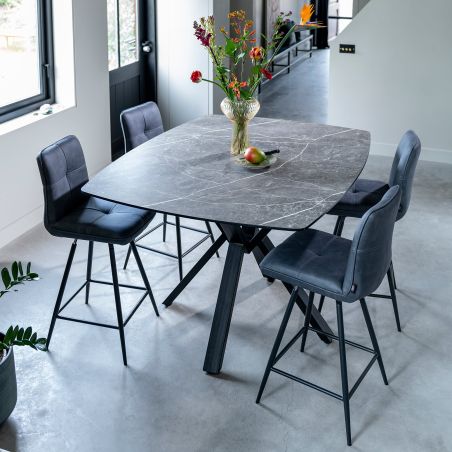 Palace, table de bar 180 x 110 cm - pied central (hauteur 92 cm) - Henders and Hazel